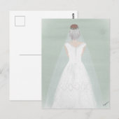 Postale Carte de mariée (Devant / Derrière)