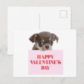 Postale Carte de marionnettes de Valentine (Devant / Derrière)