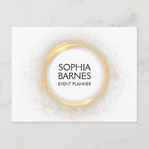 Postale Carte de marketing pour planificateur d'événements