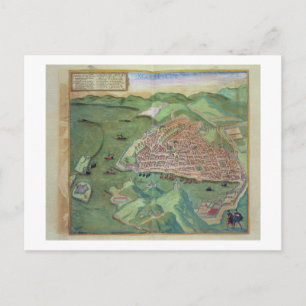Postale Carte de Marseille, de Civitates Orbis Terrarum