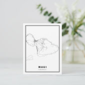 Postale Carte de Maui (Debout devant)