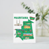 Postale Carte de Mauritanie (Debout devant)