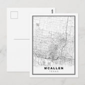 Postale Carte de McAllen (Devant / Derrière)