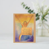 Postale Carte de méditation sur la gratitude (Debout devant)