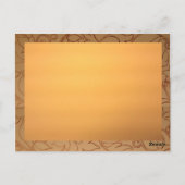 Postale Carte de méditation sur la gratitude (Dos)