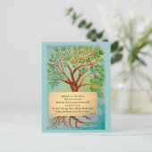 Postale Carte de méditation sur l'âge adulte (Debout devant)