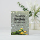 Postale Carte de mémorisation de verset biblique Psaume 11 (Debout devant)