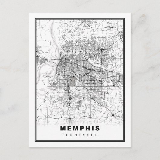 Postale Carte de Memphis (Devant)