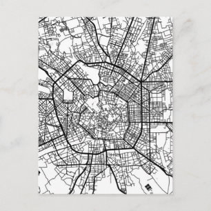 Postale Carte de Milan Italie