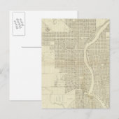 Postale Carte de Milwaukee (Devant / Derrière)