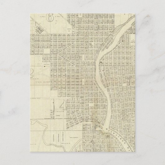 Postale Carte de Milwaukee (Devant)