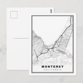 Postale Carte de Monterey (Devant / Derrière)