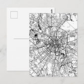 Postale Carte de Moscou Russie (Devant / Derrière)