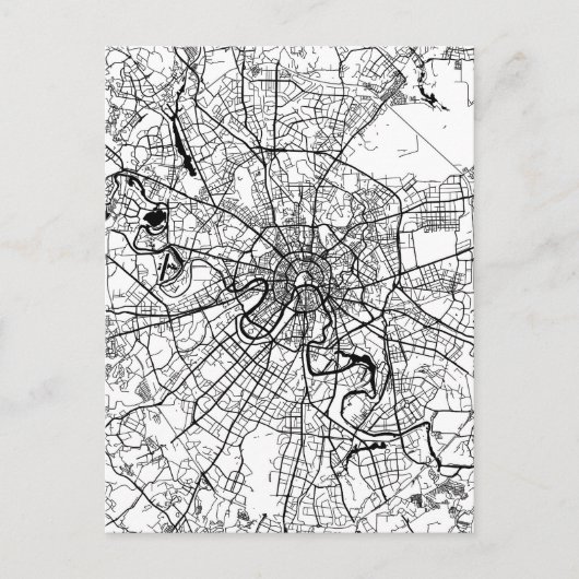 Postale Carte de Moscou Russie (Devant)
