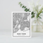 Postale Carte de New York (Debout devant)