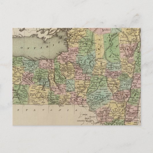 Postale Carte de New York (Devant)