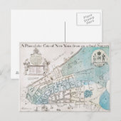 Postale Carte de New York, 1728 (Devant / Derrière)