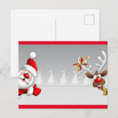 Postale Carte de Noël (Devant / Derrière)