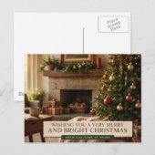 Postale Carte de Noël (Devant / Derrière)