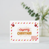 Postale Carte de Noël (Debout devant)