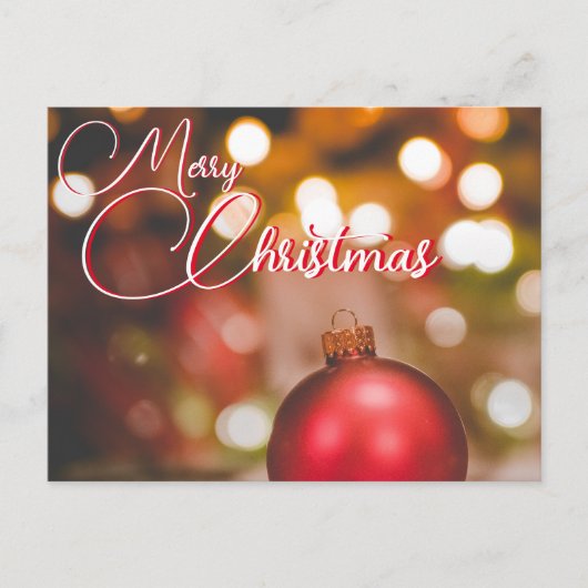 Postale Carte de Noël (Devant)