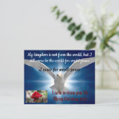 Postale carte de noël 2022 (Debout devant)