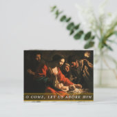 Postale Carte de Noël à thème religieux (Debout devant)