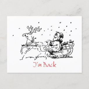 Postale Carte de Noël amusante