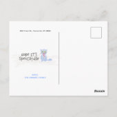 Postale Carte de Noël Arbre de Catmas (Dos)