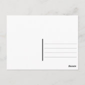 Postale Carte de Noël arc-en-ciel (Dos)