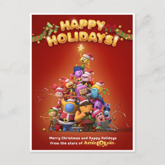 Postale Carte de Noël AstroLOLogie  (Devant)