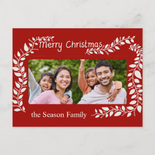 Postale Carte de Noël avec lettrage manuel