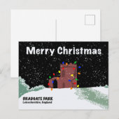 Postale Carte de Noël Bradgate Park (Devant / Derrière)