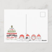 Postale Carte de Noël Chats de Noël (Dos)