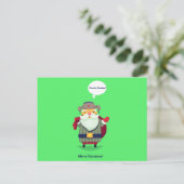 Postale Carte de Noël Cowboy (Debout devant)