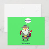 Postale Carte de Noël Cowboy (Devant / Derrière)