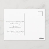 Postale Carte de Noël de campeur de campagne rétro (Dos)