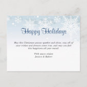 Postale Carte de Noël de la saison moderne (Dos)