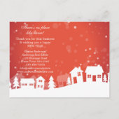 Postale Carte de Noël de l'immobilier (Dos)