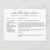 Postale Carte de Noël de recette (Devant)