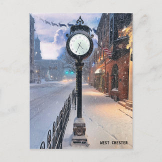 Postale Carte de Noël de West Chester