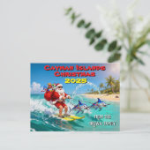 Postale Carte de Noël des îles Caïmans (Debout devant)