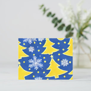 Postale Carte de Noël en Ukraine, un hiver enchanté