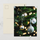 Postale Carte de Noël et fin d'année (Devant / Derrière)