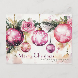 Postale Carte de Noël festive et élégante