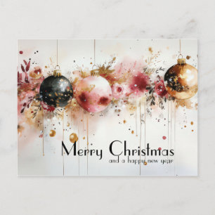 Postale Carte de Noël festive et élégante