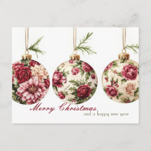 Postale Carte de Noël festive et élégante