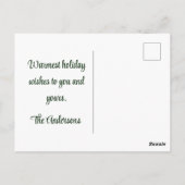 Postale Carte de Noël française Joyeux Noel (Dos)