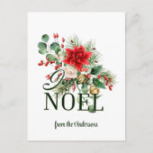 Postale Carte de Noël française Joyeux Noel (Devant)