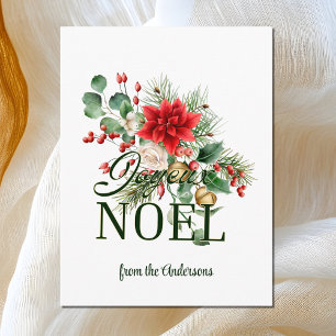 Postale Carte de Noël française Joyeux Noel
